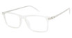 TLG Eyeglasses NU058 CRYSTAL/SILVER/C01