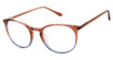 Lulu Guinness Eyeglasses L935 brown blue/BRN