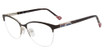 Yalea Eyeglasses VYA001 Black Silver 0523