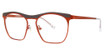 Jhane Barnes Eyeglasses Zenith Brick/BC