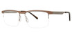 Jhane Barnes Eyeglasses Irregular Bronze/BZ