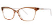 Vera Wang Eyeglasses Yolanda Suede Horn/SU