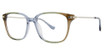 kensie Eyeglasses Shook Blue Green/BL