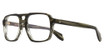 Cutler and Gross CGOP139457 STRIPED GREEN HAVANA/011