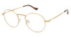 Denon Eyewear Eyeglasses BRADLEY Semi-matte Gold