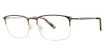 Randy Jackson Eyeglasses Randy Jackson 1121 BLACK/GOLD/235