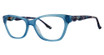 Daisy Fuentes Eyeglasses Daisy Fuentes Wanda TEAL/249