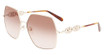 Ferragamo Eyeglasses SF291S GOLD TORTOISE/723