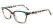 Jones New York Eyeglasses VJON786 Teal Havana