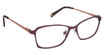 Classique Eyewear Eyeglasses SEC201 EGGPLANT ROSE/3