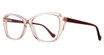 Eight to Eighty Eyewear Eyeglasses Ruby Pink/Burgundy