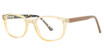 Modern Plastics II Eyeglasses DEWDROP honey crystal