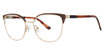 Genevieve Boutique Eyeglasses FAITHFUL mink/gold