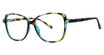 Modern Plastics II Eyeglasses FOUND green demi
