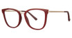 Modern Times Eyeglasses INCLUDE ruby red/gold