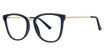 Modern Times Eyeglasses INCLUDE navy/gold