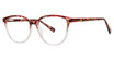 Modern Plastics II Eyeglasses INVOLVED red tortoise