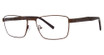 Modz Titanium Eyeglasses PRESTIGE matte brown