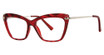 Modern Times Eyeglasses PROVEN ruby/silver