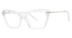 Modern Times Eyeglasses PROVEN crystal/silver