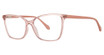 Genevieve Paris Design Eyeglasses VERIFY pink crystal