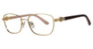 Konishi Eyeglasses KONISHI KF8587 Gold/C1