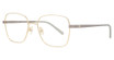 Adrienne Vittadini Eyeglasses 1300 Gold/Gun