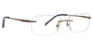 Totally Rimless Eyeglasses Bandwidth(350) Brown/BRN