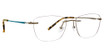 Totally Rimless Eyeglasses Meraki(355) Light Silver/LTS