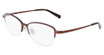 Marchon NYC Eyeglasses M-9003 MATTE BROWN/210