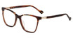 Yalea Eyeglasses VYA049V Brown 0851