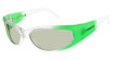 Arnette Eyeglasses AN4302 CATFISH CRYSTAL GRADIENT GREEN/3018/2