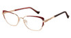 Diva Eyeglasses DI5559 BURGUNDY-GOLD/408