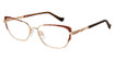 Diva Eyeglasses DI5559 BROWN-GOLD/410