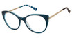 Isaac Mizrahi New York Eyeglasses IM 30060 Teal/TL