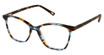Kliik:denmark Eyeglasses K-727 BLUE HAVANA STRIPE/S404