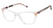 L.A.M.B. Eyeglasses LA107 crystal/CRY