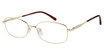Caliber Eyeglasses Zia Gold/GOLD