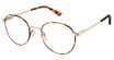 Superflex Eyeglasses SF-619 HAVANA GOLD/S212