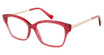 BETSEY JOHNSON Eyeglasses FUNFETTI Burgundy/BUR