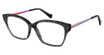 BETSEY JOHNSON Eyeglasses FUNFETTI Black/BLK
