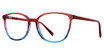 Vivid Eyeglasses SPLASH 87 burgundy/blue