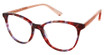 Nicole Miller Eyeglasses HENDRIX RED/C01