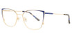MIA RAE Eyeglasses REMI BLUE / GOLD