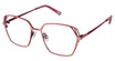 Kliik:denmark Eyeglasses K-733 BLUSH ROSEWOOD/M209