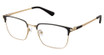 Superflex Eyeglasses SF-1156T BLACK GOLD/M211