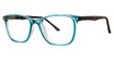 Modern Plastics II Eyeglasses WATCHFUL teal crystal/tortoise