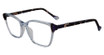 Yalea Eyeglasses VYA062L Transparent Blue 0G35