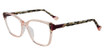 Yalea Eyeglasses VYA062L Transparent Purple 0776