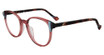 Yalea Eyeglasses VYA063L Transparent Pink 01CK